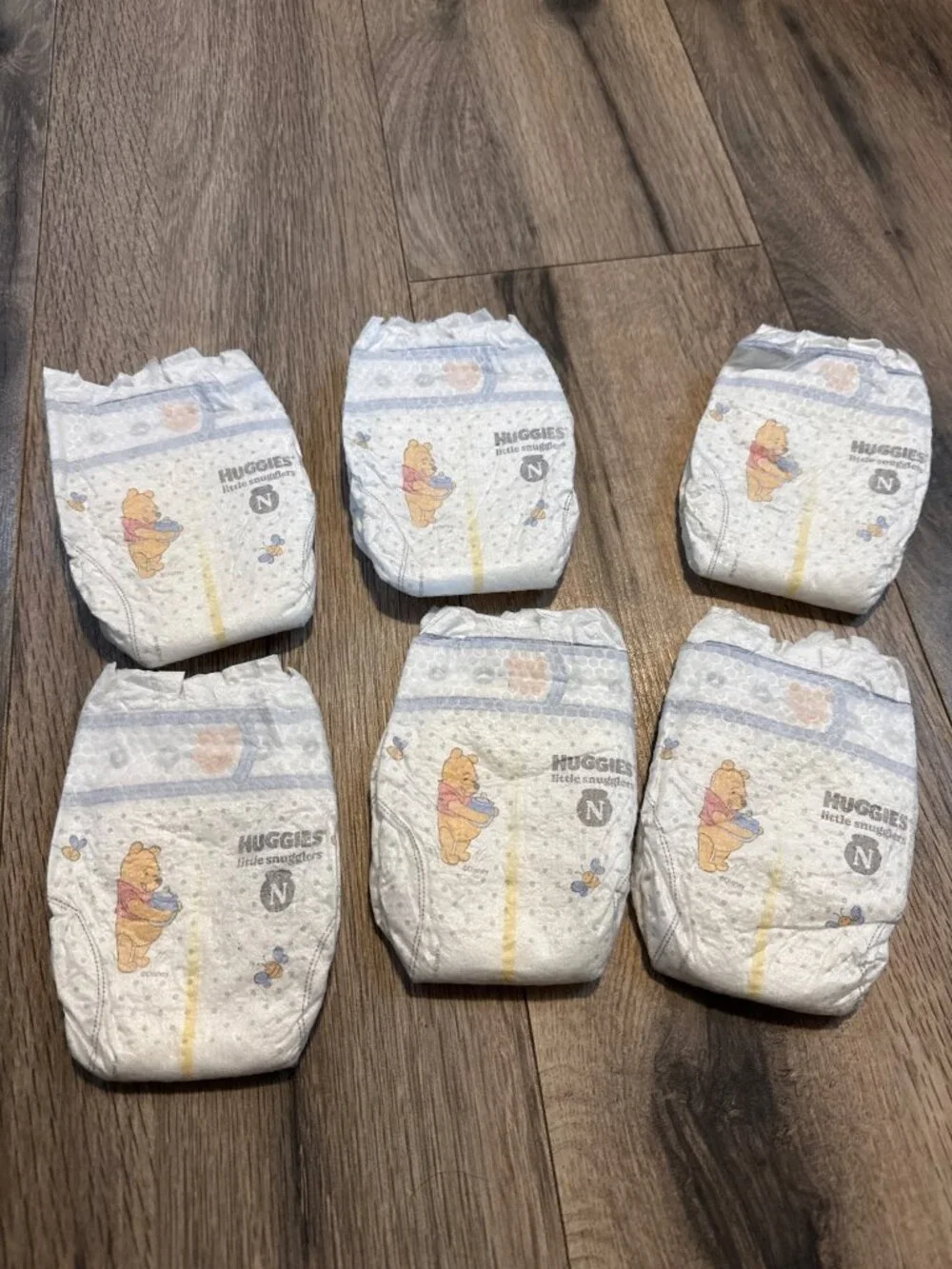 Huggies Little Snugglers Winnie The Pooh Newborn Diapers Lot Of 10 2023